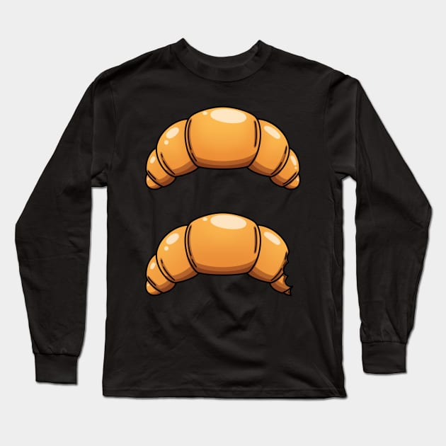 Croissants Long Sleeve T-Shirt by TheMaskedTooner